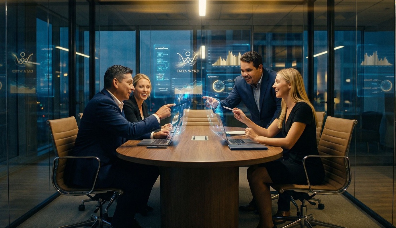 Data Wyrd Team Working